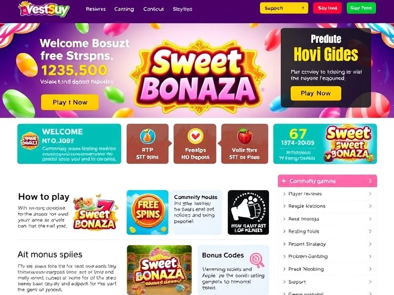 Welcome to Sweet Bonanza.com – the official hub for the Sweet Bonanza slot game. Claim your welcome bonus, discover how to play at top casinos, and win real money with our expert-approved strategies.